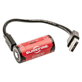 在庫販売 SUREFIRE シュアファイヤー SF18350 リチャージブルバッテリー 充電式電池 USBケーブル付　日本正規品