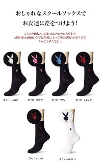 【新生活応援】PLAYBOYプレイボーイスクールハイソックス長さ28cmサイズ23〜25cm