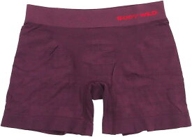 BODY WILD GUNZE(グンゼ) e-BOXER紳士セミロングボクサーブリーフ(前とじ)裾丈長め BWS686J パープルのみ サイズM/L スクエア柄