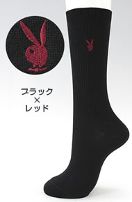【新生活応援】PLAYBOYプレイボーイスクールハイソックス長さ28cmサイズ23〜25cm3足までメール便可能