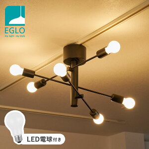 V[OCg LED 6  Ɩ E26 VƖ k _ rOƖ _CjOƖ ֏Ɩ EGLO GRADOLI 77cm ubN 206567J