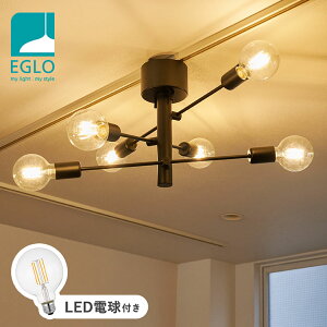 V[OCg LED 6  Ɩ E26 VƖ k _ rOƖ _CjOƖ ֏Ɩ EGLO GRADOLI 77cm ubN 206567J