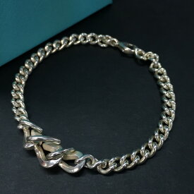 TIFFANY&CO. ティファニー シルバー925 フォージ リンク ブレスレット　Silver/8BB0096【中古】