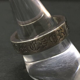 Chrome Hearts クロムハーツ SV925 12.5g スペーサーリング フォーエバー 6mm 指輪 20号 インボイス付属　シルバー/CR0005【中古】