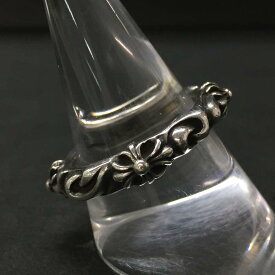 Chrome Hearts クロムハーツ SV925 8.5g SBTバンド リング 指輪 21号 インボイス付属　シルバー/CR0007【中古】