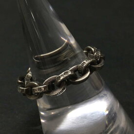Chrome Hearts クロムハーツ SV925 5g ペーパーチェーン リング 指輪 16号　シルバー/CR0020【中古】