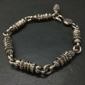 Chrome Hearts クロムハーツ SV925 64g バレルリンク ブレスレット　シルバー/CR0028【中古】