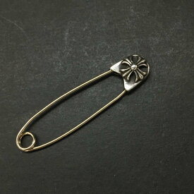 Chrome Hearts クロムハーツ SV925 3.5g CHプラス ラージ セーフティーピン ブローチ インボイス付属　シルバー/CR0032【中古】