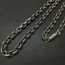 Chrome Hearts クロムハーツ SV925 33.5g ペーパーチェーン 18 ネックレス インボイス付属　シルバー/CR0033【中古】