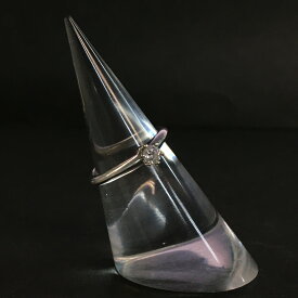 TIFFANY&CO. ティファニー PT950 プラチナ 4.2g ソリティアダイヤモンド リング #48(8号)　Silver/ZA0072【中古】