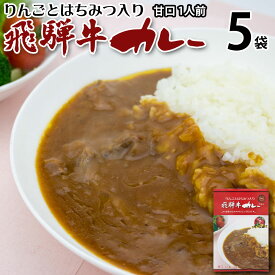 飛騨牛カレー 甘口 1人分 1食入り 5袋5人分 レトルトカレー