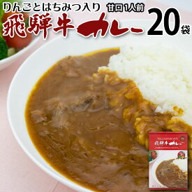 飛騨牛カレー 甘口 1人分 1食入り 20袋20人分 レトルトカレー 送料無料