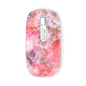 【あす楽】ワイヤレスマウス おしゃれ かわいい 充電式 USB 2.4Ghz bluetooth 静音 無線 軽量 スリム レシーバー 5.0/3.0/2.4Gの3モード対応 マルチデバイス 3段階調整DPI type-c ピンク 女性 持ち運び 仕事 大人可愛い イーグレット EGRET PrettiE
