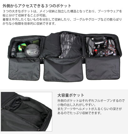 楽天市場 送料無料 スキー ケース オールインタイプ Vaxpot バックスポット スキーケース オールインワン 1台用 Va 3291 スキー カバー ソールガード エッジガード スキー ウェア ゴーグル グローブ ソックス インナー プロテクター と一緒に 返品交換不可