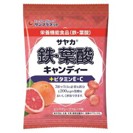 サンプラネット　サヤカ鉄・葉酸キャンディー　65G