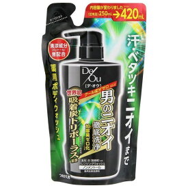 ロート製薬　デ・オウ　薬用クレンジングウォッシュ　ノンメントール　詰め替え　420ML　薬用ボディウォッシュ