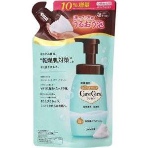 ロート製薬 ケアセラ 泡の高保湿ボディウォッシュ 詰め替え 385ML ボディシャンプー