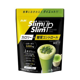 アサヒ　スリムアップスリム　酵素+スーパーフードシェイク　抹茶ラテ　315G