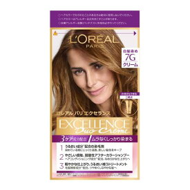 【エントリーP5倍】ロレアル　パリ　エクセランス　R　クリームタイプ　7G　黄味のある明るい栗色