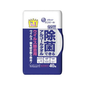 大王製紙　エリエール　除菌アルコールタオルウイルスBOX本体　40枚