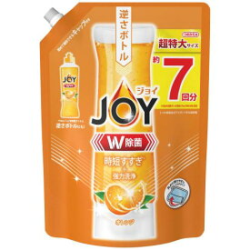 P＆G　ジョイ　W除菌　食器用洗剤　オレンジ　詰め替え　910mL