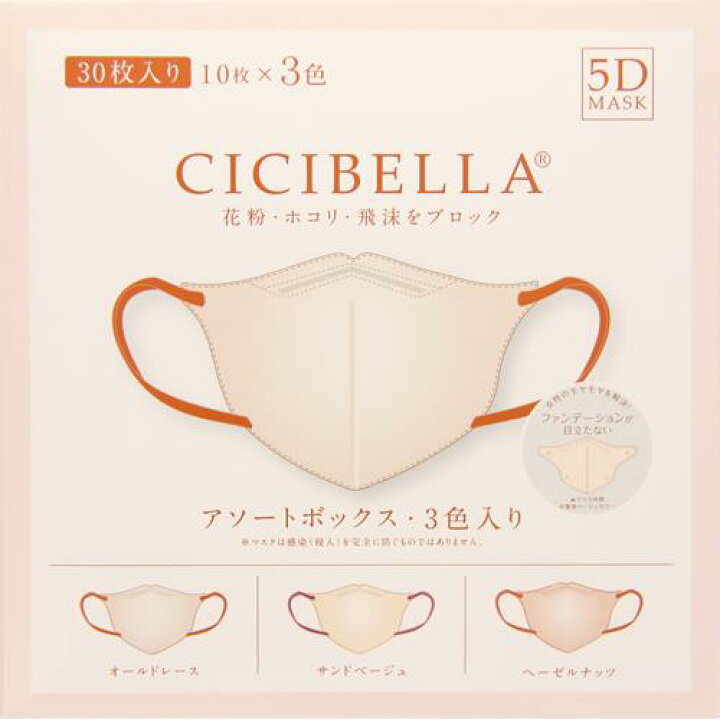 楽天市場】LaBella CICIBELLA 5Dバイカラーマスク 