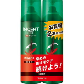 バスクリン　インセント　薬用育毛トニック　無香料 190gペアパック　190g×2