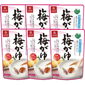 ▲【アウトレット】6個セット　はくばく　梅がゆ　250g　※賞味期限2024年5月1日