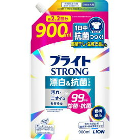 ライオン　ブライト　STRONG　漂白&抗菌ジェル　詰替　900ml