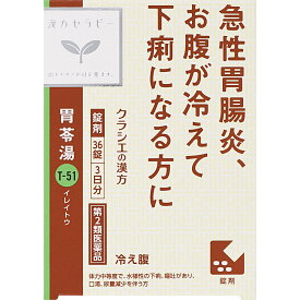 【第2類医薬品】胃苓湯エキスEX錠クラシエ　36錠