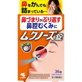 【エントリーP5倍】【あす楽】◆【第2類医薬品】ムクノーズ錠　36錠【セルフメディケーション税制対象商品】