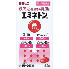 【あす楽】 【第2類医薬品】エミネトン　80錠