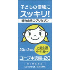 【第2類医薬品】コトブキ浣腸20　20G×2個