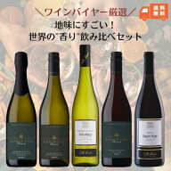 【スーパーSALE 50%OFF】 ワインバイヤー厳選！地味にすごい、世界の“香り”飲み比べセット 750ml【送料…