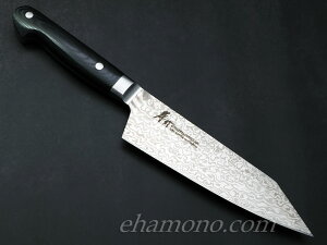 ��F�s�@�R�A���X�_�}�X�J�X�@���^�O���i�ؕt�O���j160mm�@�u���b�N�}�C�J���^�`coreless damascus kiritsuke160