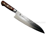 【再入荷！】堺孝行　V金10号ダマスカス33層鎚目　牛刀210