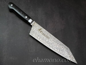 堺孝行 コアレスダマスカス 剣型(切付)牛刀190 ブラックマイカルタ〜coreless damascus kiritsuke190