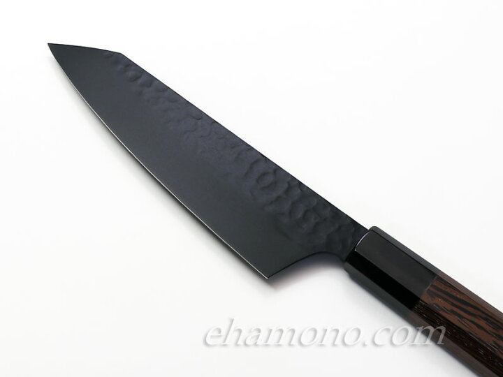 楽天市場】堺孝行 黒影 剣型（切付型）三徳 V金10号鎚目フッ素加工和 