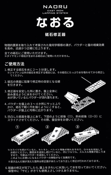 楽天市場】砥石修正器 シャプトン なおる : e刃物.com楽天店