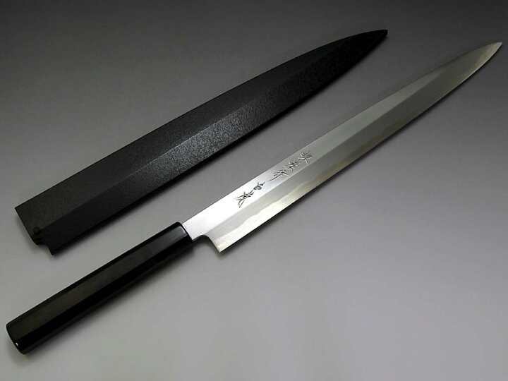 楽天市場】堺孝行 「白虎」 白一鋼 柳刃300 : e刃物.com楽天店