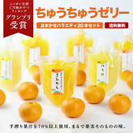 旬のちゅうちゅうゼリー 20本セット｜田那部青果 愛媛みかんゼリー 柑橘ゼリー ギフト 送料無料 愛媛百貨…