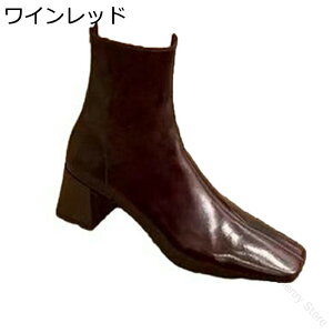 �V���[�g�u�[�c �H�~�p ���C�����b�h �X�N�G�A�g�D �ʋ΂�I�t�B�X�����V���[�Y �V���[�g�u�[�c���f�B�[�X �u�[�e�B �n�C�q�[��6cm �W�b�p�[�t�� �J�W���A���t�@�b�V���� �n�[�t�� �A���N