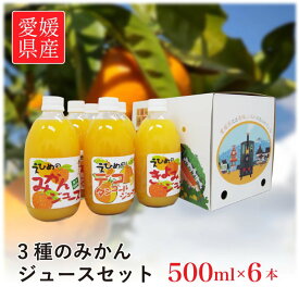 ジュース えひめのみかん・きよみ・デコタンゴールジュース 各2本6本セット 送料別途 愛媛県産 ストレート みかん ミカン 清見 デコポン でこぽん ギフト セット 引っ越し挨拶ギフト 入学卒業お祝いギフト