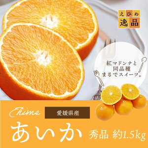 予約商品 みかん あいか 秀品 約1.5kg L~3L 紅まどんなと同品種 樹になるゼリー 愛媛県産 ミカン 紅まどんな 紅マドンナ みかん 産地直送 お歳暮 ギフト