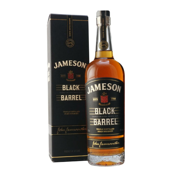 楽天市場】【包装付き】ジェムソン ジェムソン ブラック・バレル 【アイルランド 】700ml : ワインと地酒の店 かたやま