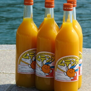 安心無添加!愛媛県明浜町の100%みかんジュース ムテンカ720ml