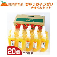 【田那部青果】ちゅうちゅうゼリー 20個セット [専用箱入]