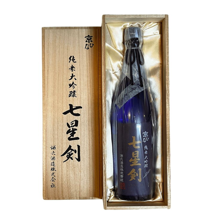 楽天市場】【酒六酒造】京ひな 純米大吟醸 七星剣 1800ml [木箱入り 
