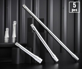 KTC BE3-050270-5P エクステンションバー5点セット (BE3-050,075,100,150,270) 差込角9.5mm(9.5sq.)(3/8) エヒメマシンオリジナルセット