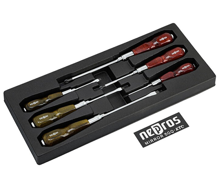 楽天市場】NEPROS NTD306 木柄ドライバセット6本組 ネプロス  